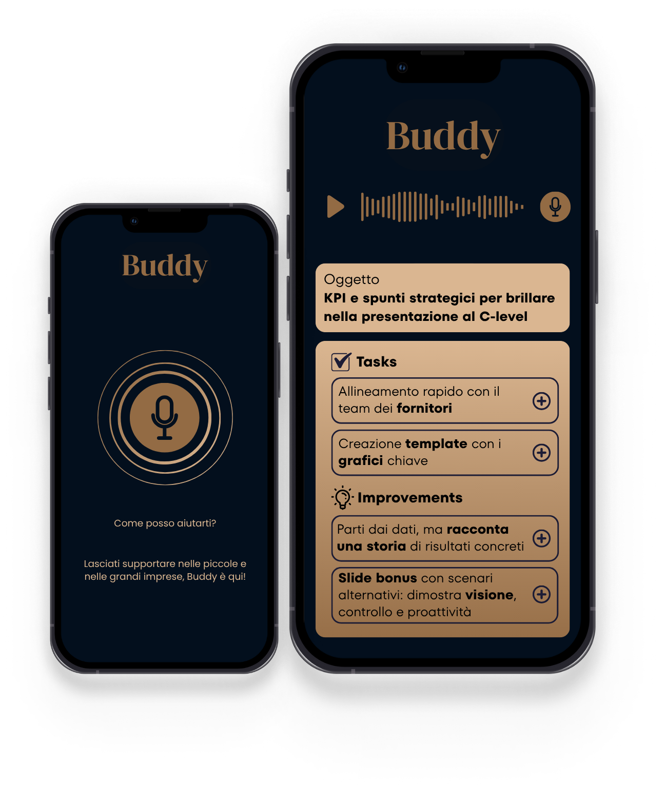 buddy mock up hero section